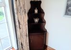 Mahogany corner unit