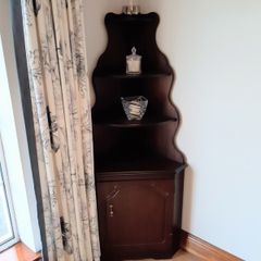 Mahogany corner unit