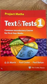 text and tests 1 math book