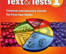 text and tests 1 math book