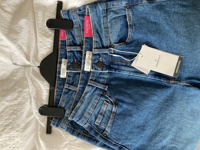 Springfield Sustainable Wash Culotte Jeans Size 34
