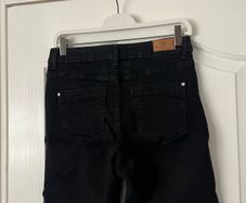 New Encuentro Denim Stretch Dark Black Shorts - Size 10/12 / EU38
