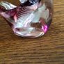 Art Glass Amethyst and Clear Glass Swan Image 8