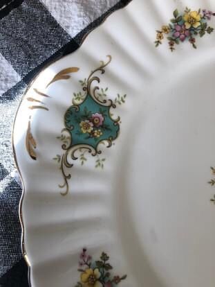 True love cake plate by Royal Stafford