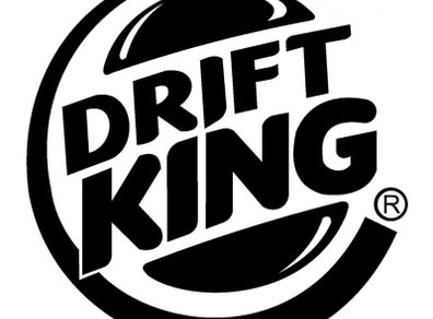 Drift king car vinyl sticker
