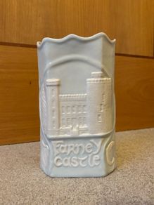 Vintage Cyril Cullen Farney Castle Irish Parian Porcelain Vase (No. 75)