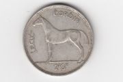 Ireland,1940 Half Crown 2/6, 75% Silver Coin, seems to be cleaned (No: 286)
