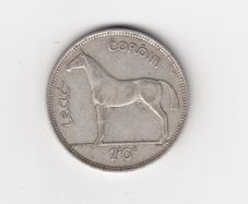 Ireland,1940 Half Crown 2/6, 75% Silver Coin, seems to be cleaned (No: 286)