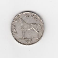 Ireland,1940 Half Crown 2/6, 75% Silver Coin, seems to be cleaned (No: 286)