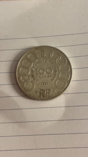 100 francs silver coin