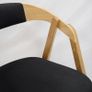 Oak Dining Armchair Plush Upholstered. Any Colouir or material Image 7