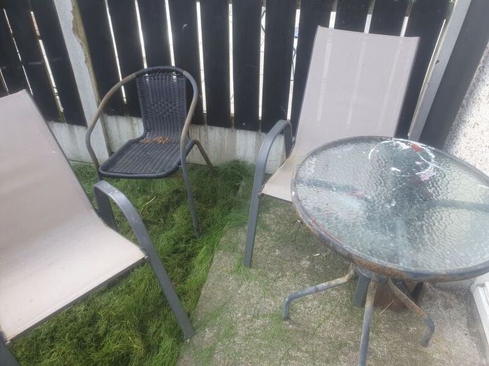 Garden table with 3 chairs