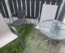 Garden table with 3 chairs