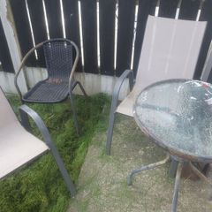 Garden table with 3 chairs