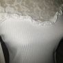 Lipsy cream cold shoulder top uk10 Image 3
