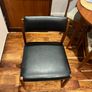 Mid century modern leather chair Image 2