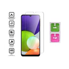 For Samsung Galaxy A22 Tempered Glass Screen Protector Saver Cover Case Friendly New - FHT08SMTG
