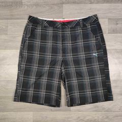 Puma Golf Check Shorts Mens Medium W34