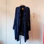 Stunning denim colour dressy All Saints style trench coat Image 2