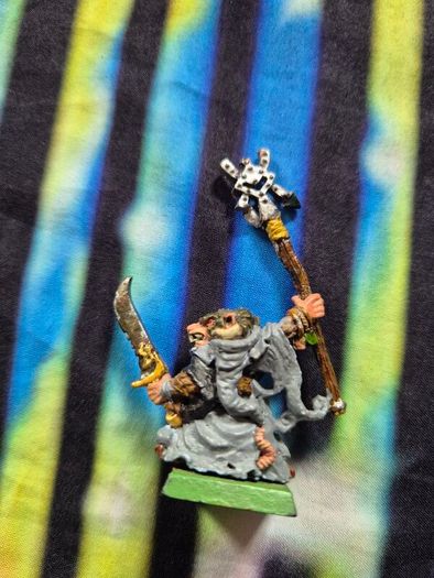 Vintage Warhammer Fantasy Skaven Metal Grey Seer Thanquol painted