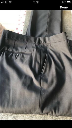Mens  black trousers W36" x L 31"