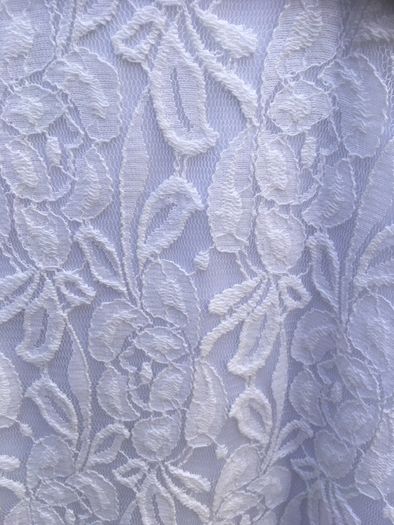 Avalon White Lace Lined Top, Size 14