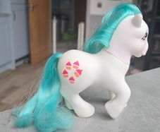 Cupcake HTF Deflocked So Soft Ponies SS MLP G1 My Little Pony