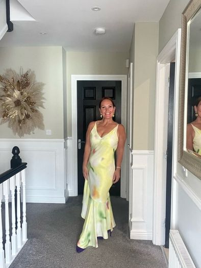 summer floral maxi dress