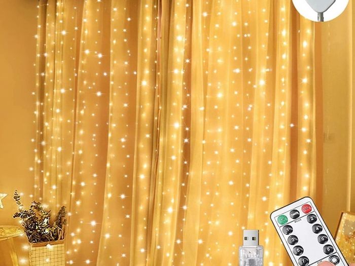 Curtain Fairy Lights Waterproof, 3mx3m 300LED Fairy Lights with 8 Modes Remote Control Timer Adjustable Brightness, Curtain Light Plug in for Bedroom, Garden, Party, Wedding, Christmas MULTIPLE COLOURS AVAILABLE (FREE POSTAGE)