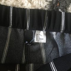 New -H&M Black Pin Striped Trousers