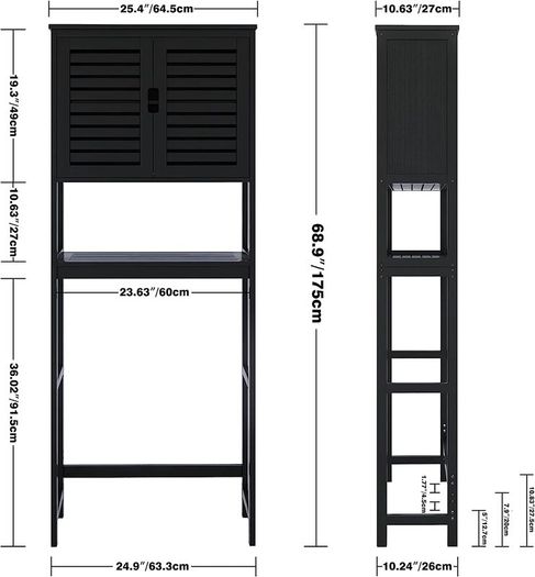 Bathroom Storage Shelf with Cabinet