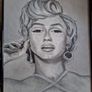 Framed Drwaing of Marlyn Monroe Image 2