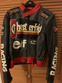 Chesterfield leather jacket size XL