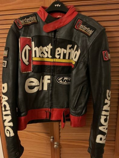 Chesterfield leather jacket size XL