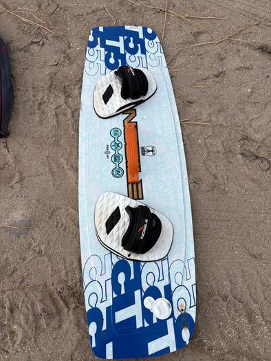 Kiteboard Nobile and Oneils wetsuit