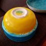 Handmade Studio Pottery Bowl & Dish Set - Turquoise & Yellow Image 5