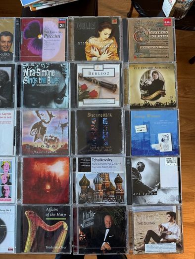 Personal Music CD and Music DVD Collection For Sale. Around 600 Titles. VG-EX Condition