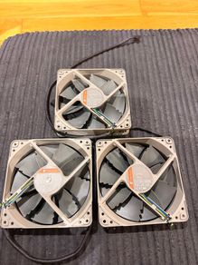 Noctua NF-P12 redux-1700 PWM, High Performance Cooling Fan, 4-Pin, 1700 RPM (120mm, Grey) - 3x