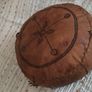 Vintage Moroccan ethnic pouffe Image 2