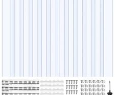 Strip Curtain, 2.4 m Height x 1.8 m Width x 2 mm Thickness, 12 PCS Walk in Freezer Cooler