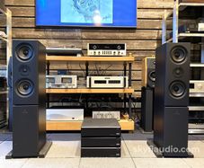 Legendary Linn Kaber high performance floor standing Audiophile loudspeakers boxed with original Linn Stands Bargain