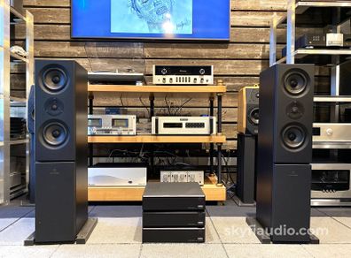 Legendary Linn Kaber high performance floor standing Audiophile loudspeakers boxed with original Linn Stands Bargain