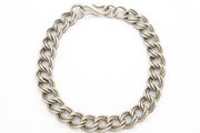 925 Sterling Silver Double Link Bracelet, Birmingham 1978