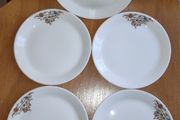 Royal Doulton Air India bone china small plates, set of 5