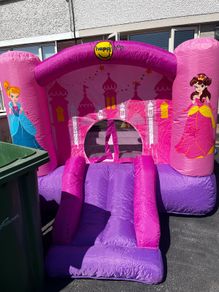 bouncy castle with slide