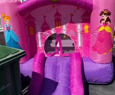 bouncy castle with slide
