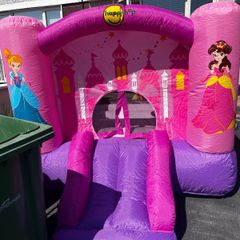 bouncy castle with slide