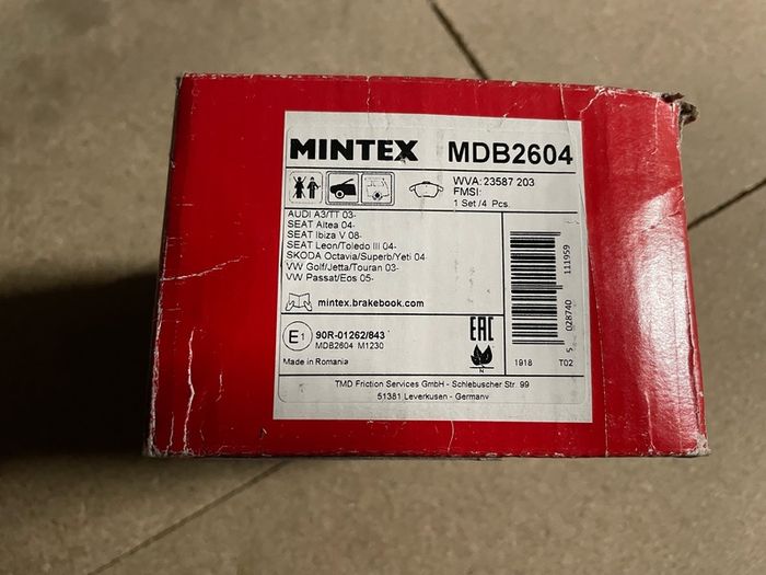 VAG A3 Ibiza Golf brake pads