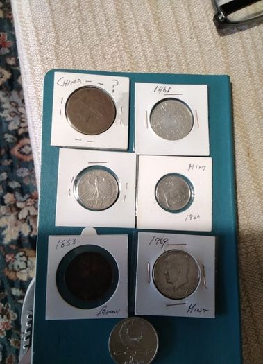 Seven Assorted Coins