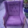 Aubergine Armchair Image 3